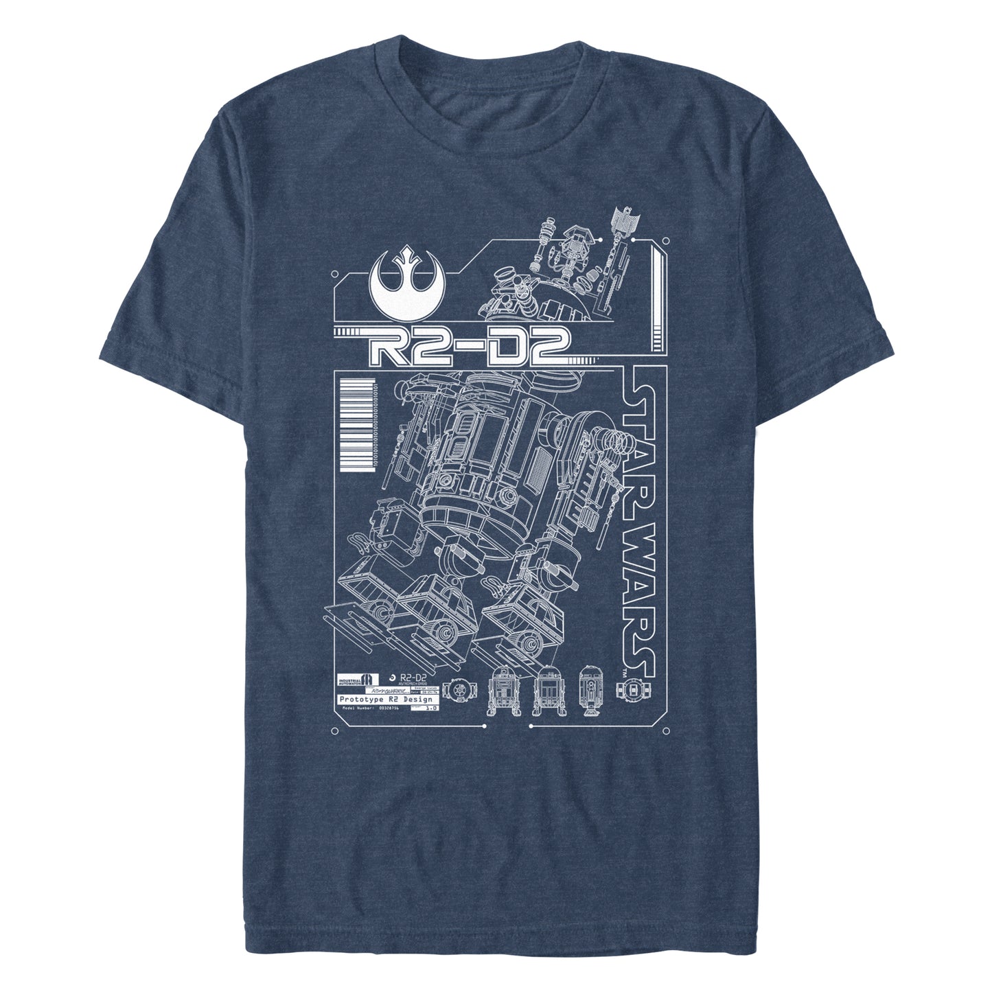 Men's Star Wars R2 Schematic T-Shirt