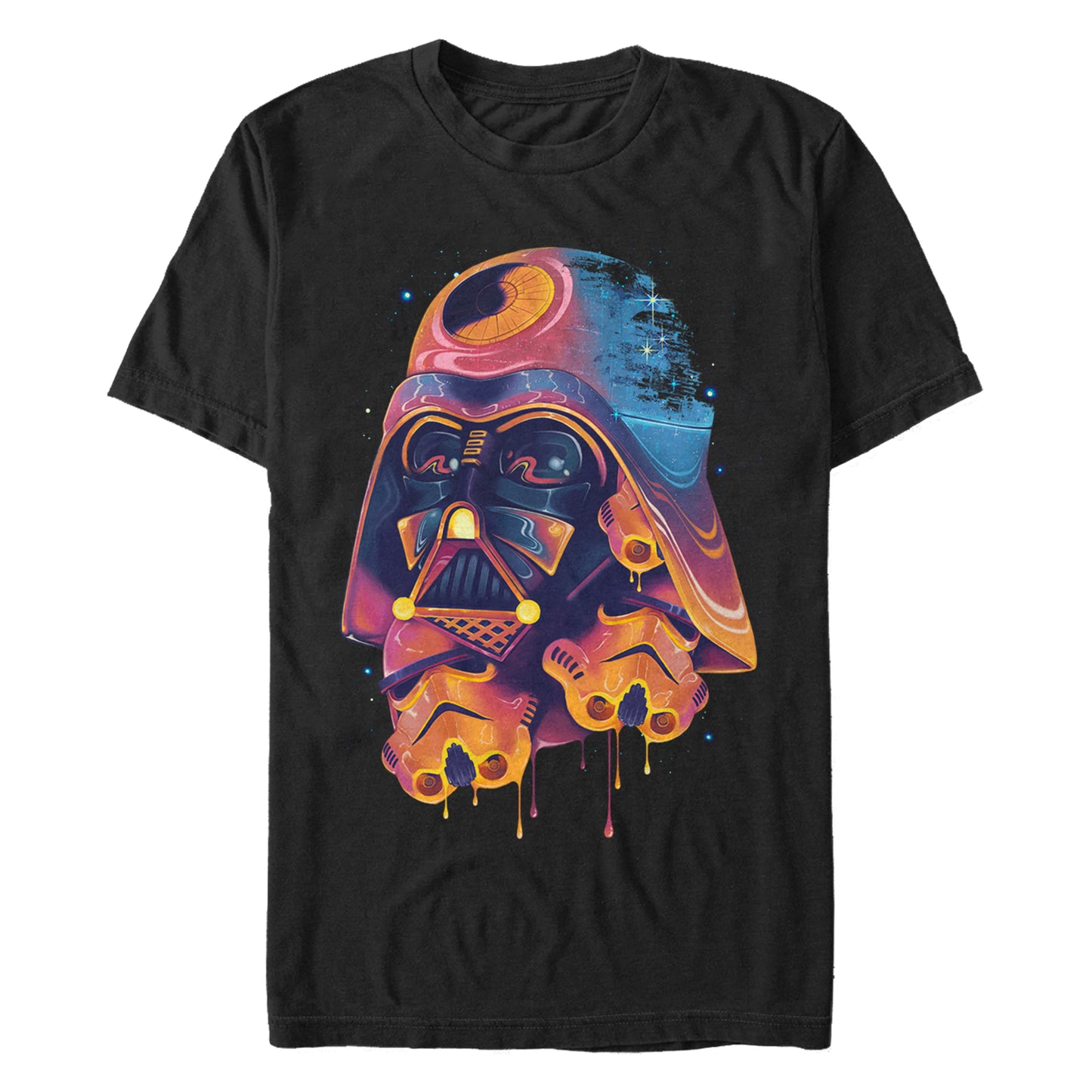 Men's Star Wars Color Melted Vader T-Shirt